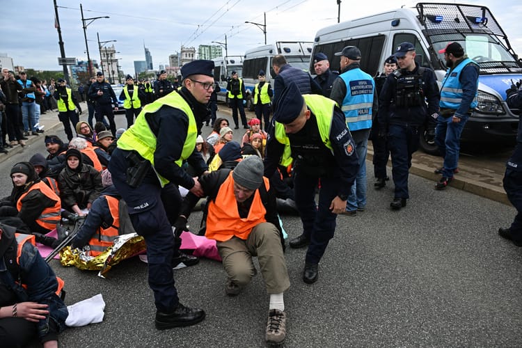 protest Ostatniego Pokolenia