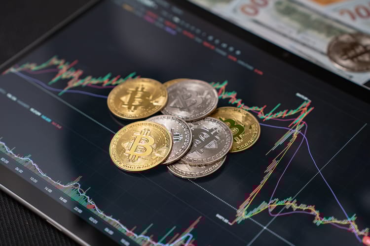 Bitcoin,On,The,Background,Of,Charts,,Green,Screen.bitcoin,Under,Government