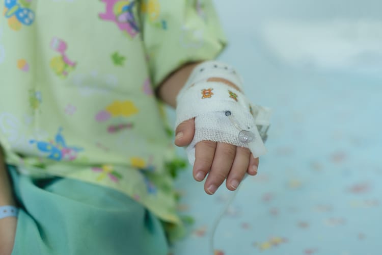 dzieci, dziecko, szpital