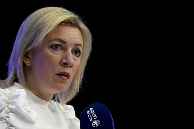 Russian Foreign Ministry Spokesperson Maria Zaharova