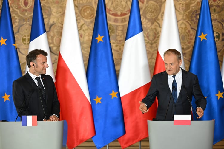 Konferencja prasowa Donalda Tuska i Emmanuela Macrona. „Europa potrzebuje jedności”.