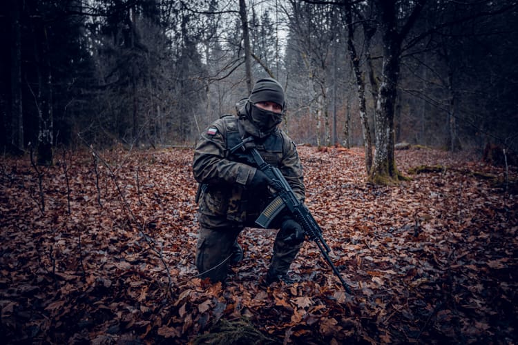 Polish-belarusian,Border,,Polish,Army,On,Border