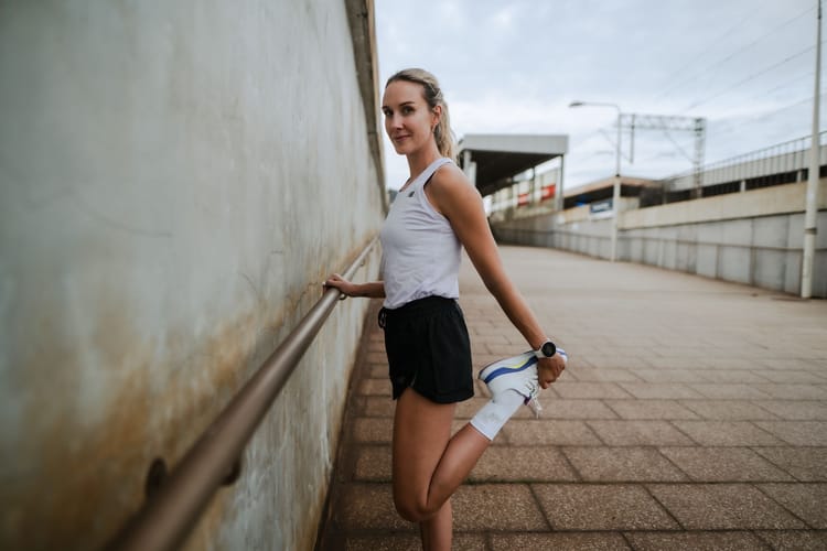 Joanna Dorociak podczas treningu.