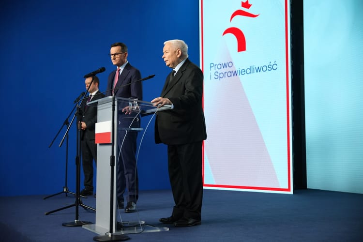 Jarosław Kaczyński, Mateusz Morawiecki, Rafał Bochenek