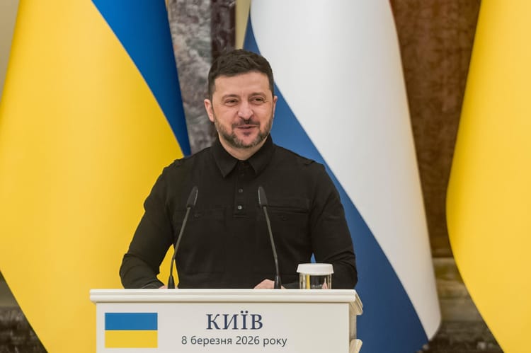 Prezydent Ukrainy Wołodymyr Zełenski