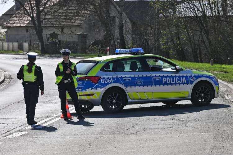 miejsce wypadku na DK35