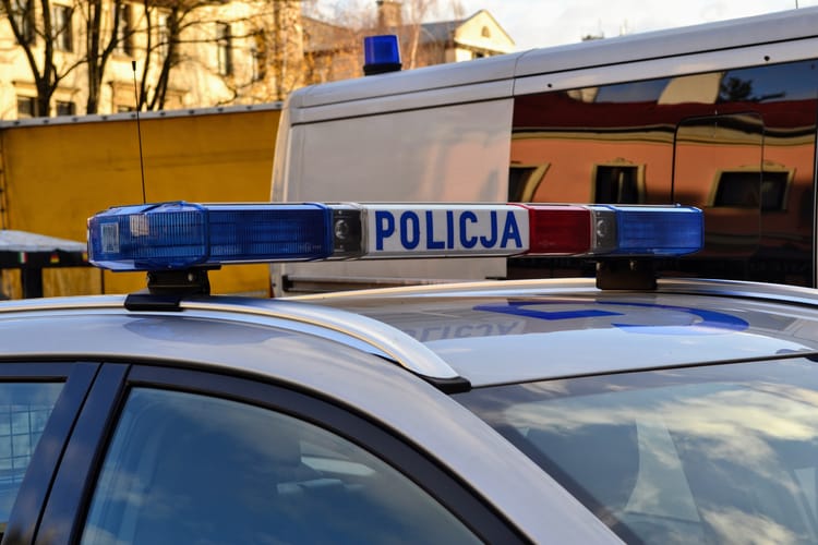 Krakow,Poland,30,November,2019,Polish,Police,Car,At,The