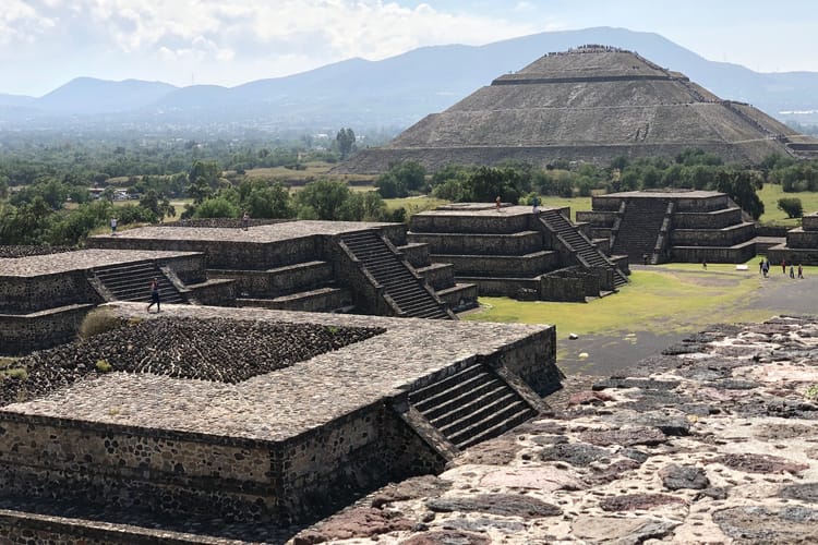 Panoramic,View,Of,Teotihuacan,,Mexico,City,And,The,Main,Pyramid