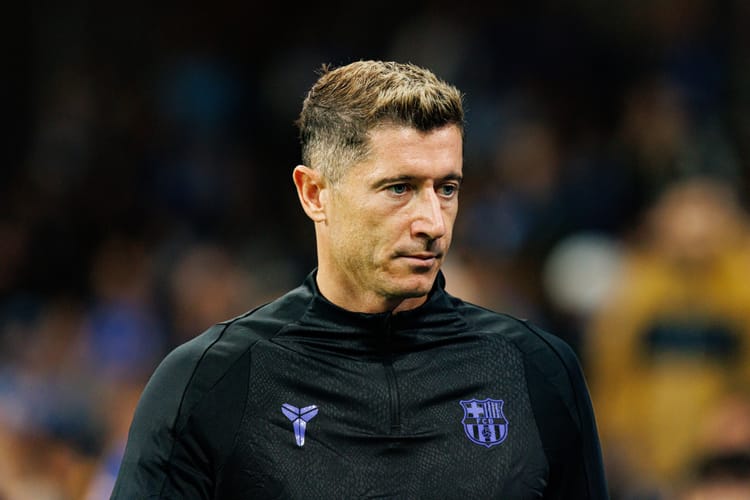 Oviedo,,Spain,-,09,25,2025:,Robert,Lewandowski,Seen,During