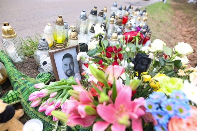 miejsce tragicznego wypadku posła Łukasza Litewki