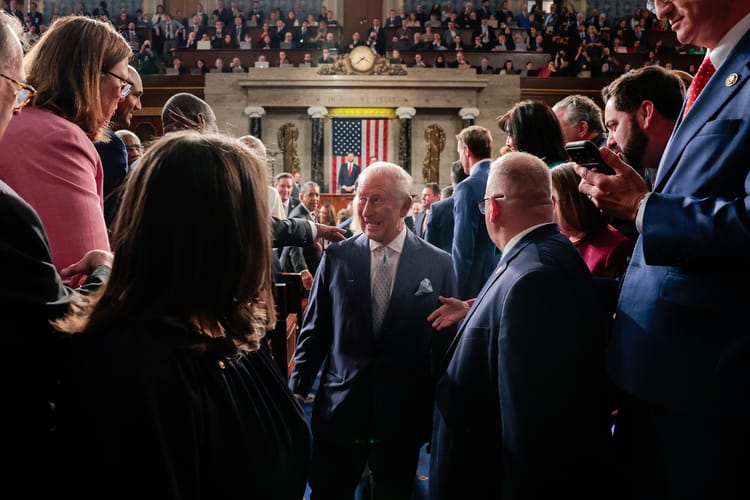 Britain's King Charles III addresses the US joint session of Congress