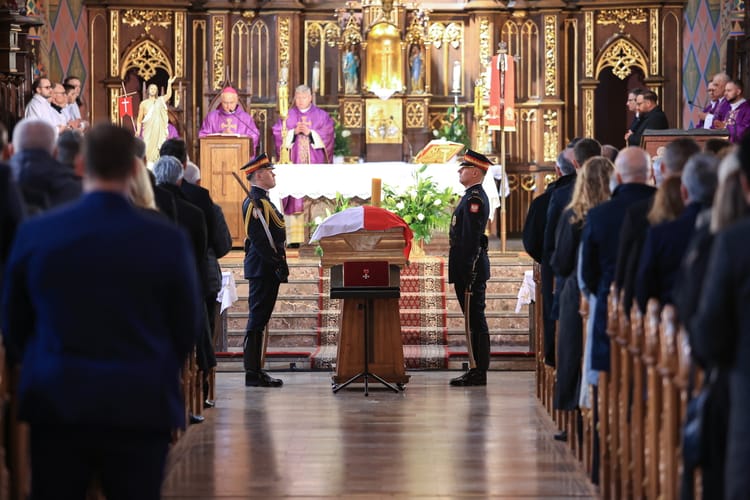 Pogrzeb posła Lewicy Łukasza Litewki