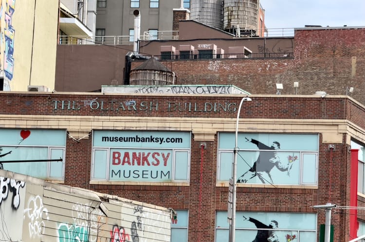 Muzeum Banksy'ego w Nowym Jorku.