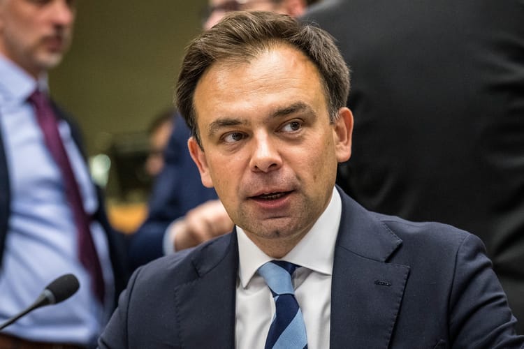 Minister finansów i gospodarki Andrzej Domański