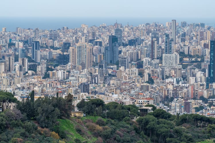 Beirut,,Lebanon,-,January,30,,2026,-,Beirut,Aerial,View