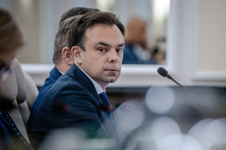 Minister finansów i gospodarki Andrzej Domański