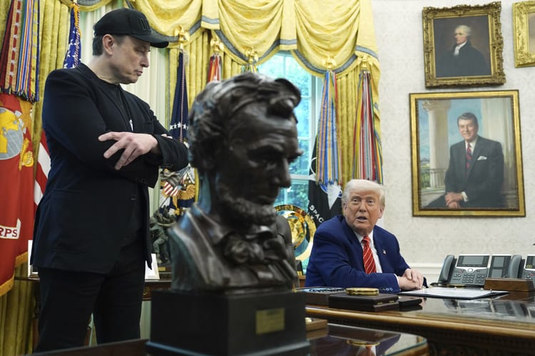 Elon Musk, Donald Trump.