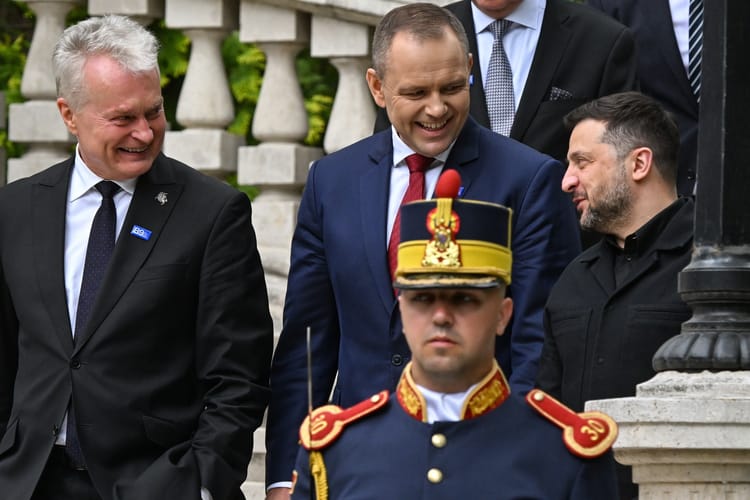 Karol Nawrocki, Wołodymyr Zełenski, Gitanas Nauseda