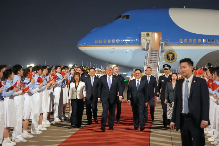 Donald Trump w Chinach.