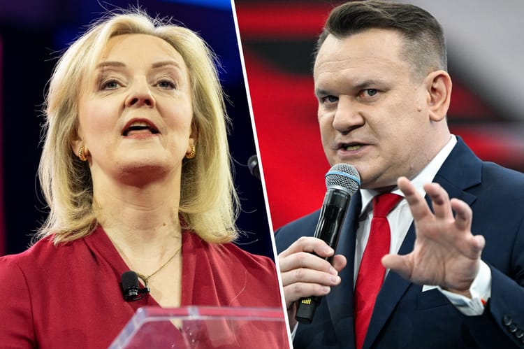 Była premier Wielkiej Brytanii Liz Truss oburzona odmową wjazdu dla Dominika Tarczyńskiego.