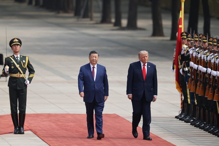 US President Donald Trump visits China
