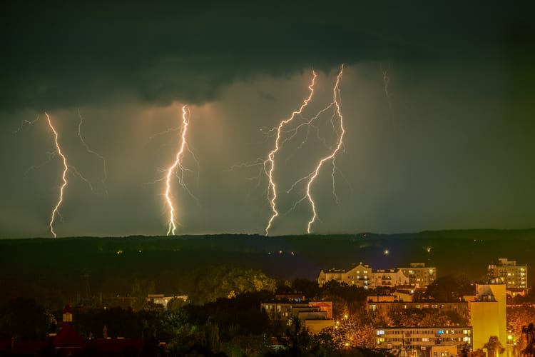 Violent,Storm,Over,Olsztyn,In,Warmia