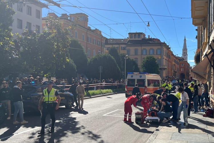 Several injured after car rams into pedestrians in Modena, northern Italy