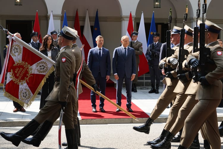 Peter Magyar w Polsce.