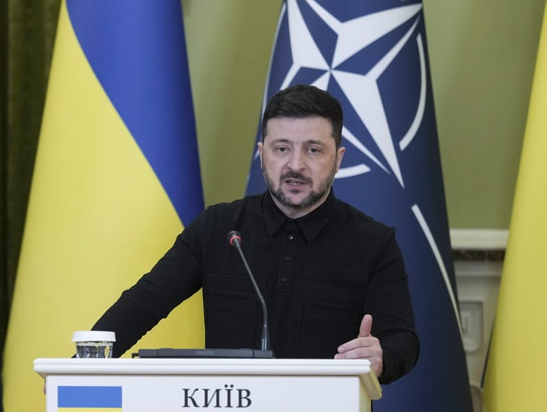 Prezydent Ukrainy Wołodymyr Zełenski, 2026 r. (fot.PAP/EPA/STRINGER)