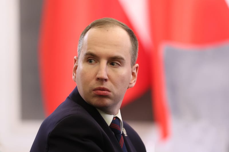 Prezydent broni Adama Andruszkiewicza. Andrzej Iwanczuk/REPORTER